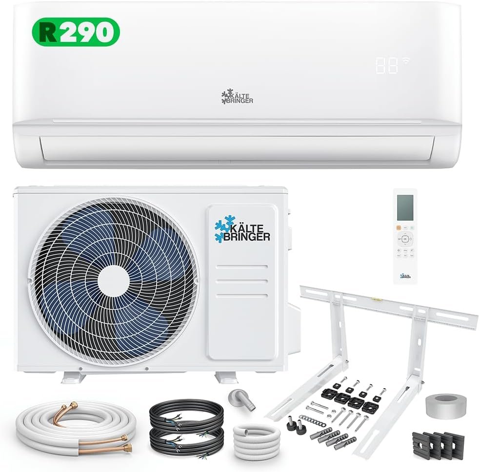 Kältebringer A+++ Climatiseur Split - 12000 BTU (3,5 kW) - Avec fonction chauffage - très silencieux & économe en énergie